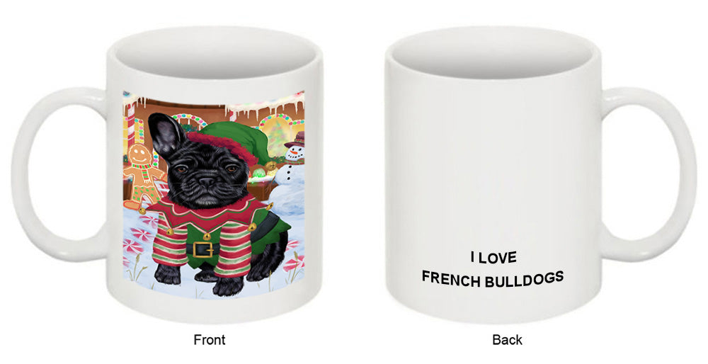 Christmas Gingerbread House Candyfest French Bulldog Coffee Mug MUG51728