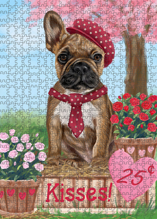 Rosie 25 Cent Kisses French Bulldog Dog Puzzle with Photo Tin PUZL91660