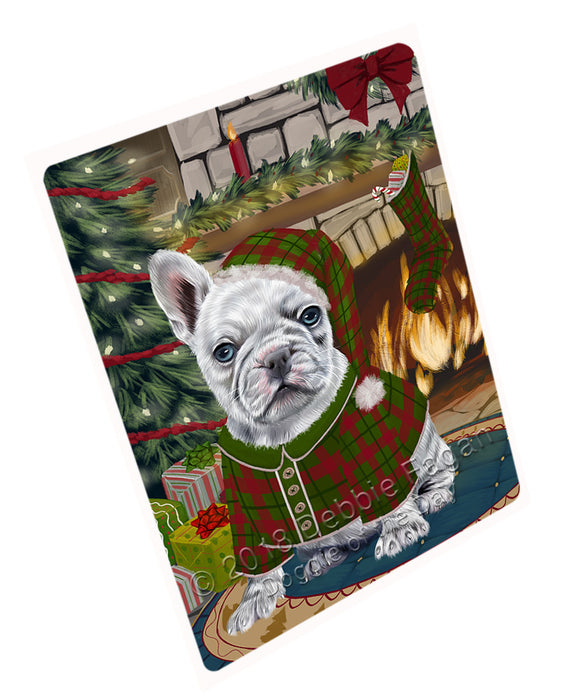 The Stocking was Hung French Bulldog Magnet MAG71052 (Small 5.5" x 4.25")