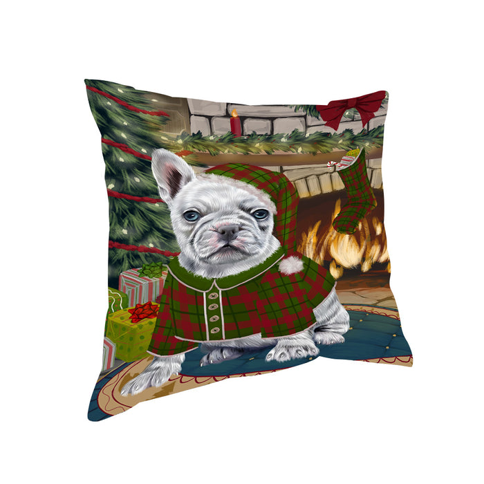 The Stocking was Hung French Bulldog Pillow PIL70148