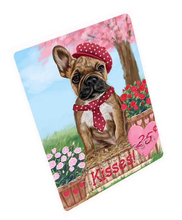 Rosie 25 Cent Kisses French Bulldog Dog Large Refrigerator / Dishwasher Magnet RMAG97452