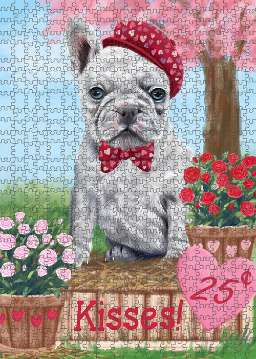 Rosie 25 Cent Kisses French Bulldog Dog Puzzle with Photo Tin PUZL91664