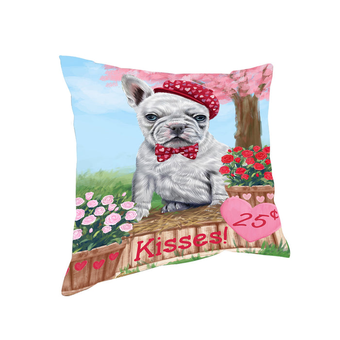 Rosie 25 Cent Kisses French Bulldog Dog Pillow PIL77752