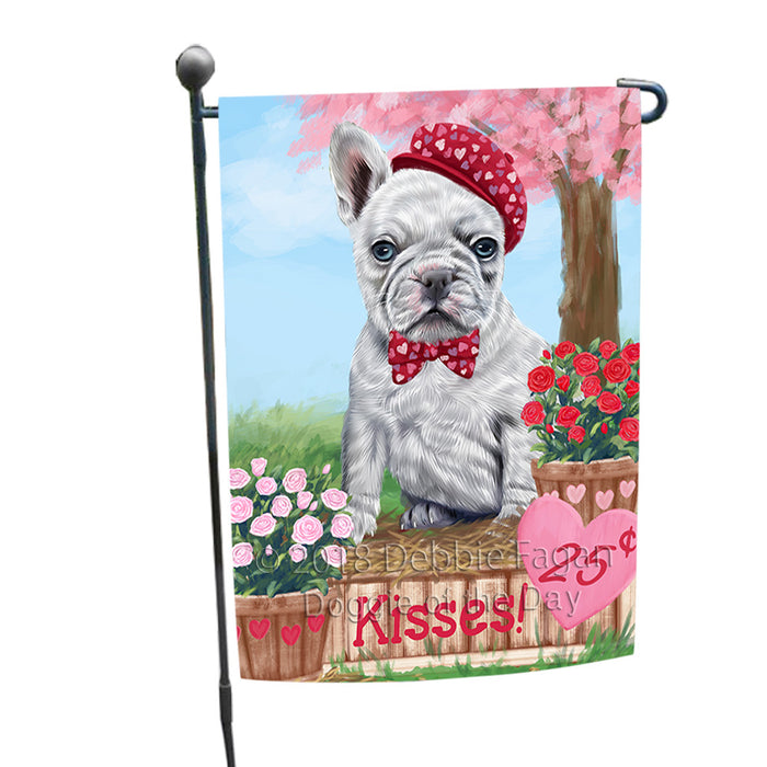 Rosie 25 Cent Kisses French Bulldog Dog Garden Flag GFLG56413