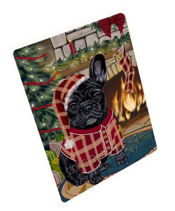 The Stocking was Hung French Bulldog Magnet MAG71055 (Small 5.5" x 4.25")