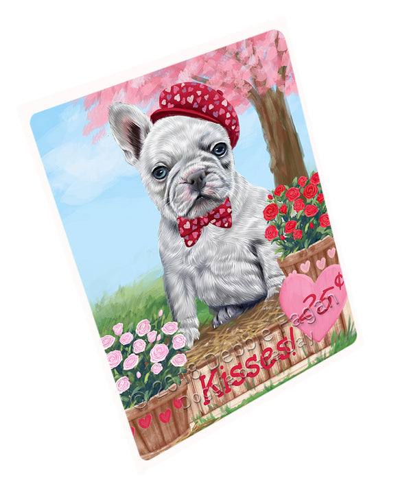 Rosie 25 Cent Kisses French Bulldog Dog Large Refrigerator / Dishwasher Magnet RMAG97458