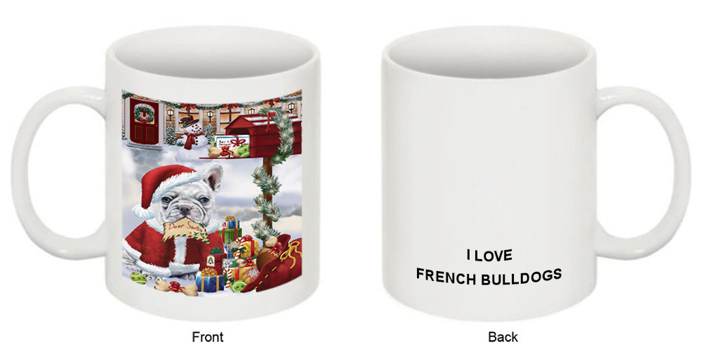 French Bulldog Dear Santa Letter Christmas Holiday Mailbox Coffee Mug MUG49297