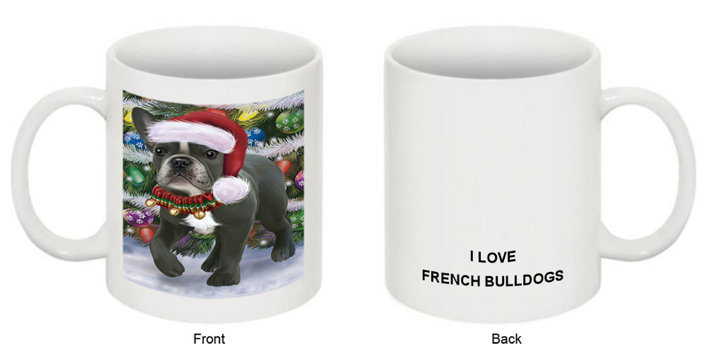Trotting in the Snow French Bulldog Coffee Mug MUG50840