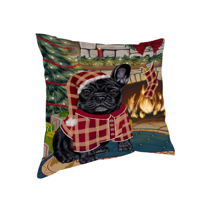 The Stocking was Hung French Bulldog Pillow PIL70152