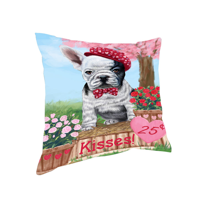 Rosie 25 Cent Kisses French Bulldog Dog Pillow PIL77756