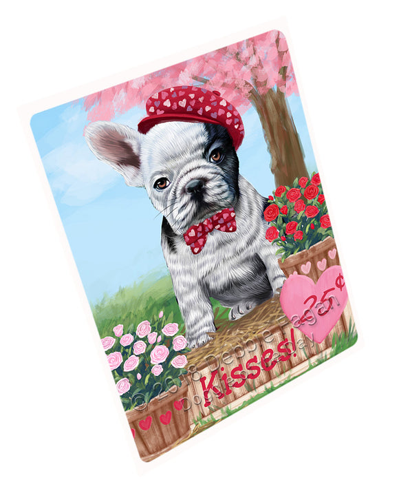 Rosie 25 Cent Kisses French Bulldog Dog Large Refrigerator / Dishwasher Magnet RMAG97464