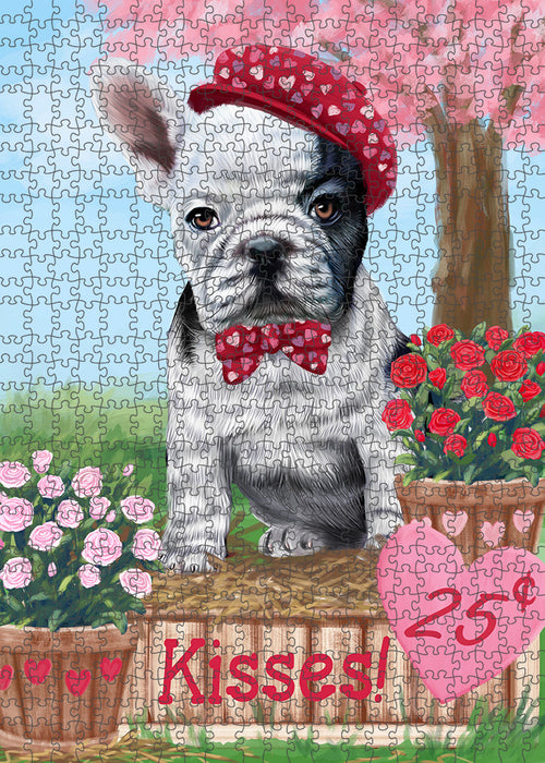 Rosie 25 Cent Kisses French Bulldog Dog Puzzle with Photo Tin PUZL91668