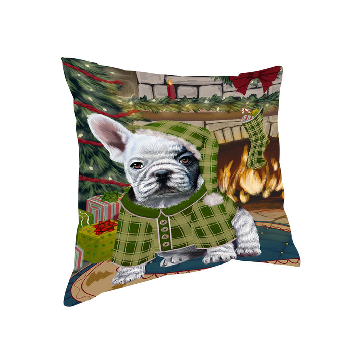 The Stocking was Hung French Bulldog Pillow PIL70156