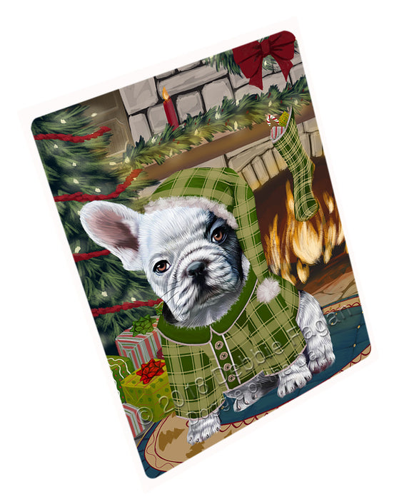 The Stocking was Hung French Bulldog Magnet MAG71058 (Small 5.5" x 4.25")