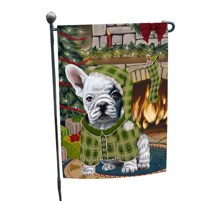 The Stocking was Hung French Bulldog Garden Flag GFLG55600