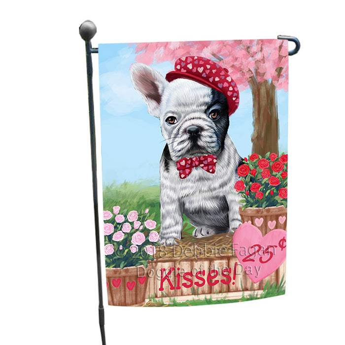 Rosie 25 Cent Kisses French Bulldog Dog Garden Flag GFLG56414