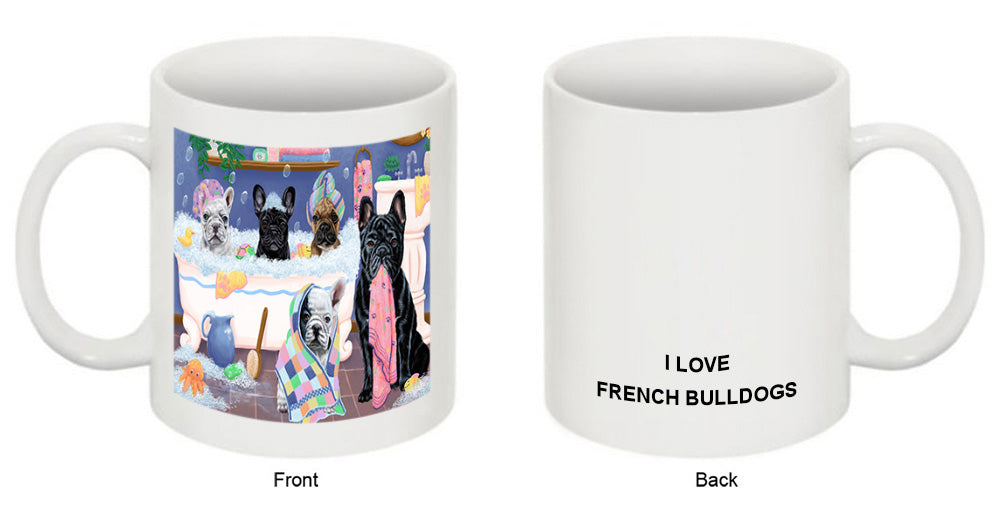 Rub A Dub Dogs In A Tub French Bulldogs Coffee Mug MUG52186