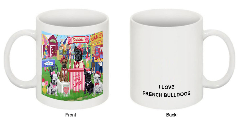 Carnival Kissing Booth French Bulldogs Coffee Mug MUG51231
