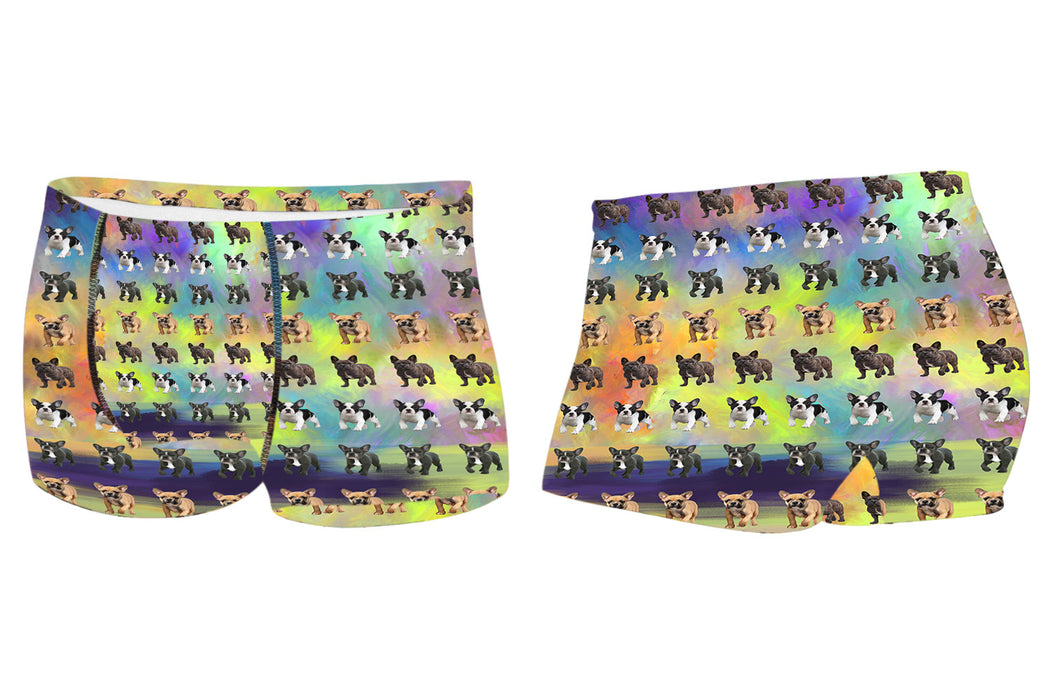 Paradise Wave French BulldogsMen's All Over Print Boxer Briefs