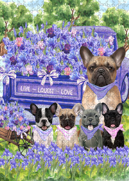 French Bulldog Jigsaw Puzzle, Interlocking Puzzles Games for Adult, Explore a Variety of Designs, Personalized, Custom, Gift for Pet and Dog Lovers