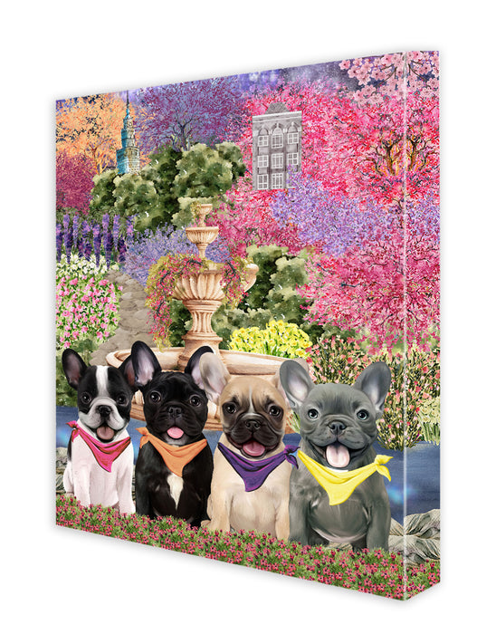 French Bulldog Canvas: Explore a Variety of Designs, Personalized, Digital Art Wall Painting, Custom, Ready to Hang Room Decor, Dog Gift for Pet Lovers