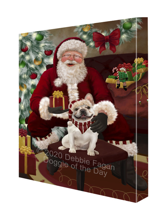 Santa I've Been Good French Bulldog Canvas Print Wall Art Décor CVS148562