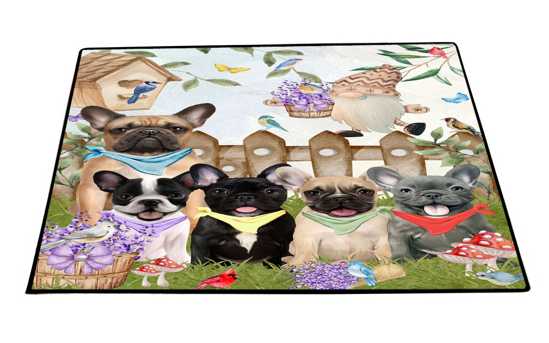 French Bulldog Floor Mat: Explore a Variety of Designs, Custom, Personalized, Anti-Slip Door Mats for Indoor and Outdoor, Gift for Dog and Pet Lovers