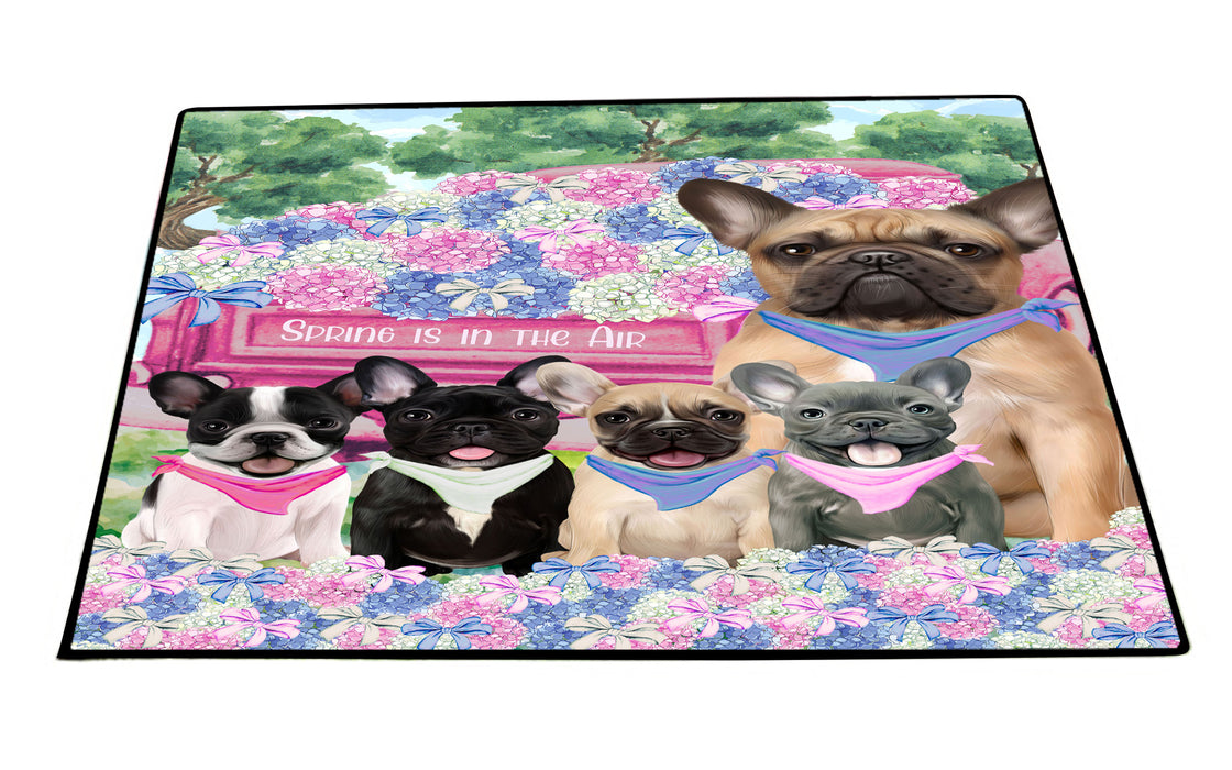 French Bulldog Floor Mats and Doormat: Explore a Variety of Designs, Custom, Anti-Slip Welcome Mat for Outdoor and Indoor, Personalized Gift for Dog Lovers
