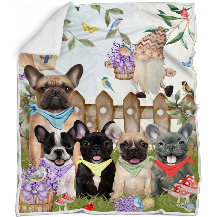 French Bulldog Blanket: Explore a Variety of Designs, Custom, Personalized Bed Blankets, Cozy Woven, Fleece and Sherpa, Gift for Dog and Pet Lovers