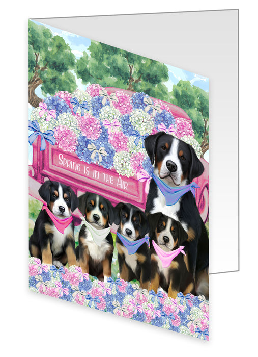 Greater Swiss Mountain Greeting Cards & Note Cards with Envelopes: Explore a Variety of Designs, Custom, Invitation Card Multi Pack, Personalized, Gift for Pet and Dog Lovers