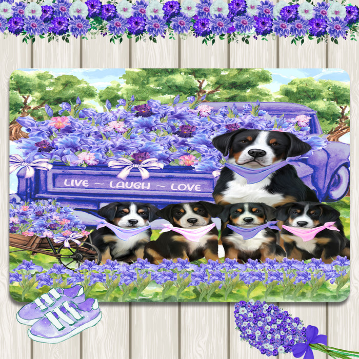 Greater Swiss Mountain Area Rug and Runner, Explore a Variety of Designs, Custom, Floor Carpet Rugs for Home, Indoor and Living Room, Personalized, Gift for Dog and Pet Lovers