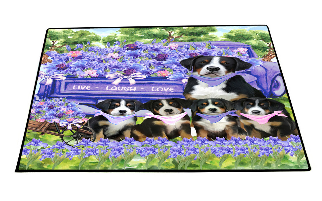 Greater Swiss Mountain Floor Mat and Door Mats, Explore a Variety of Designs, Personalized, Anti-Slip Welcome Mat for Outdoor and Indoor, Custom Gift for Dog Lovers