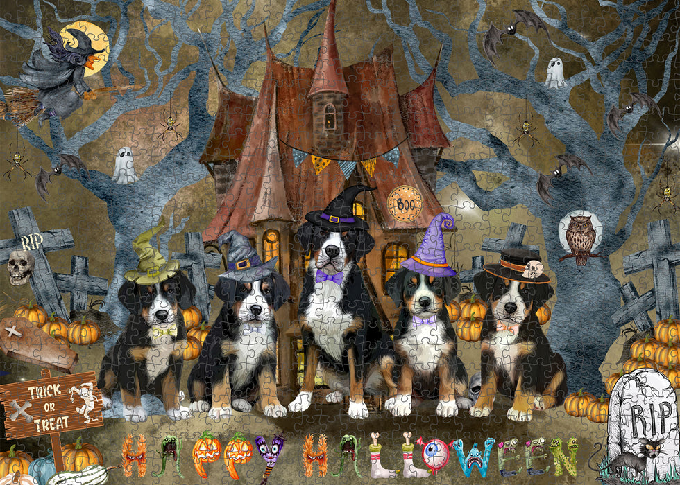 Greater Swiss Mountain Jigsaw Puzzle: Explore a Variety of Designs, Interlocking Halloween Puzzles for Adult, Custom, Personalized, Pet Gift for Dog Lovers