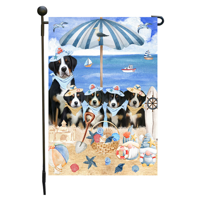 Greater Swiss Mountain Dogs Garden Flag, Double-Sided Outdoor Yard Garden Decoration, Explore a Variety of Designs, Custom, Weather Resistant, Personalized, Flags for Dog and Pet Lovers