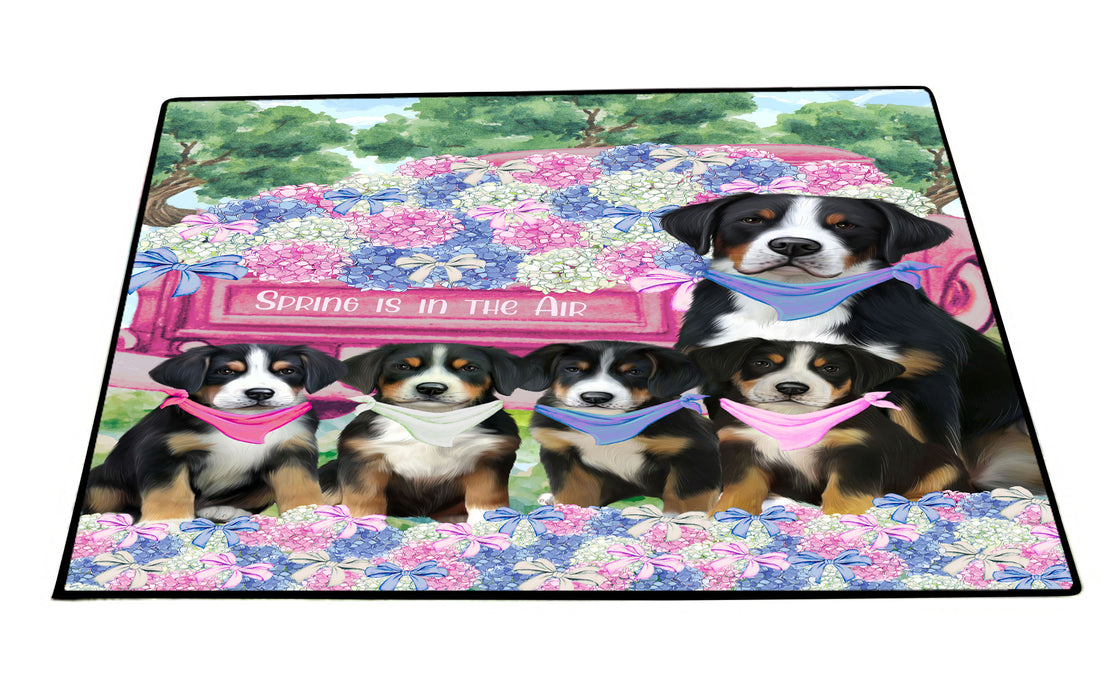 Greater Swiss Mountain Floor Mat: Explore a Variety of Designs, Custom, Personalized, Anti-Slip Door Mats for Indoor and Outdoor, Gift for Dog and Pet Lovers