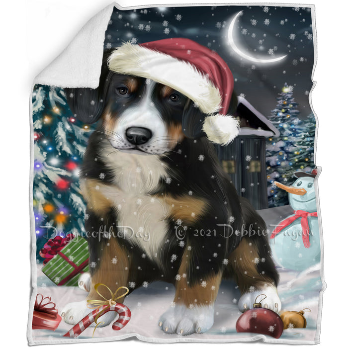 Have a Holly Jolly Greater Swiss Mountain Dog Christmas Blanket BLNKT81669