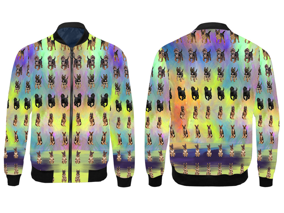 Paradise Wave German Shepherd Dogs All Over Print Wome's Jacket