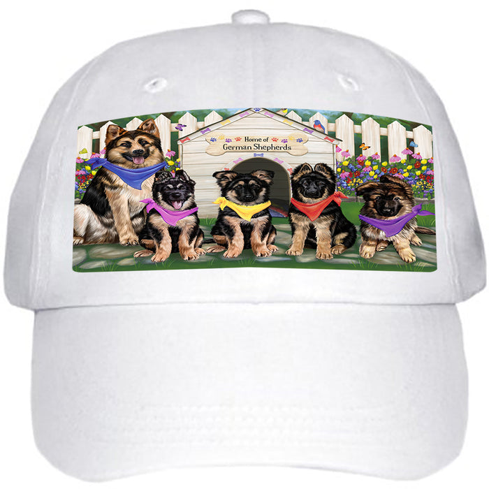 Spring Dog House German Shepherds Dog Ball Hat Cap HAT53370