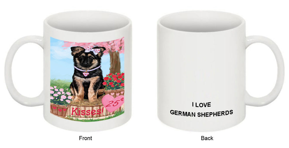 Rosie 25 Cent Kisses German Shepherd Dog Coffee Mug MUG51265