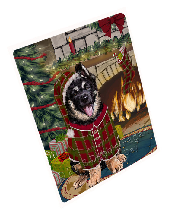 The Stocking was Hung German Shepherd Dog Magnet MAG71061 (Small 5.5" x 4.25")