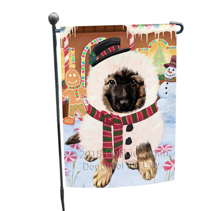 Christmas Gingerbread House Candyfest German Shepherd Dog Garden Flag GFLG56885