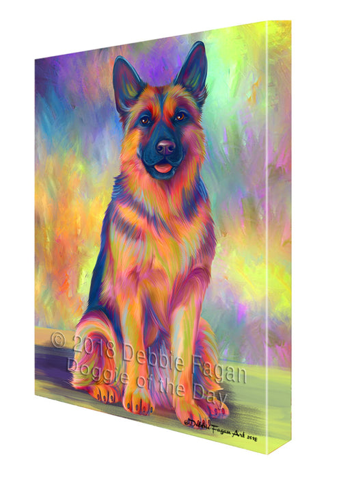 Paradise Wave German Shepherd Dog Canvas Print Wall Art Décor CVS126854