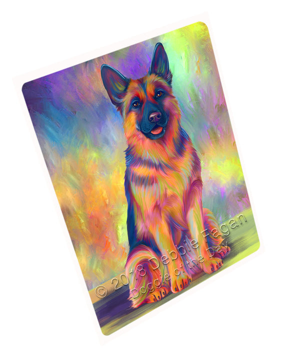 Paradise Wave German Shepherd Dog Large Refrigerator / Dishwasher Magnet RMAG98688