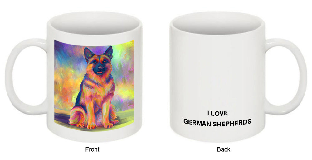 Paradise Wave German Shepherd Dog Coffee Mug MUG51468