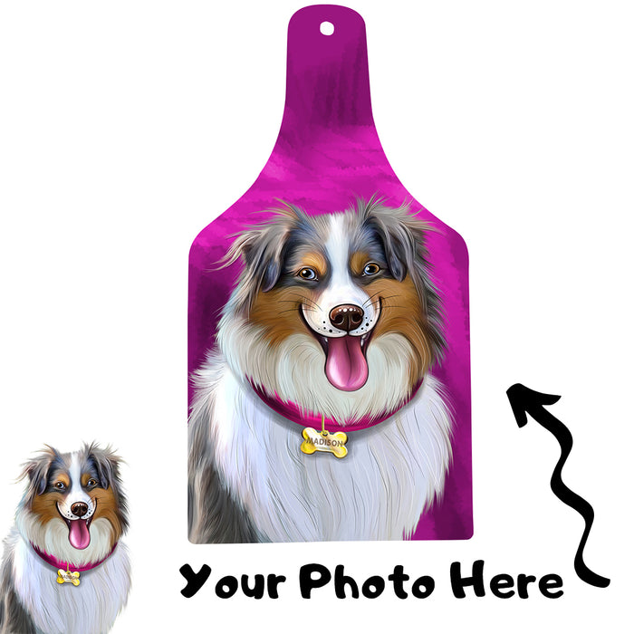 Add Your PERSONALIZED PET Painting Portrait Photo on Cutting Board