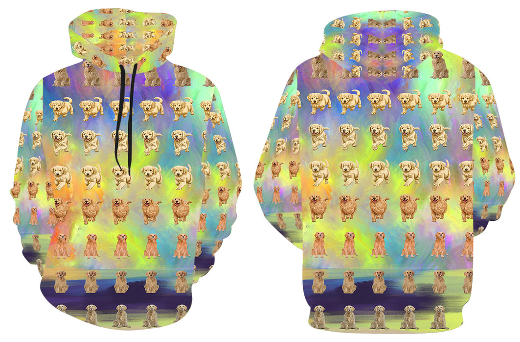 Paradise Wave Goldendoodle Dogs All Over Print Kid's Hoodie
