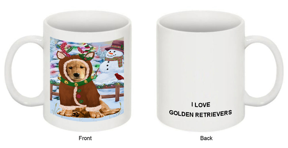 Christmas Gingerbread House Candyfest Golden Retriever Dog Coffee Mug MUG51737
