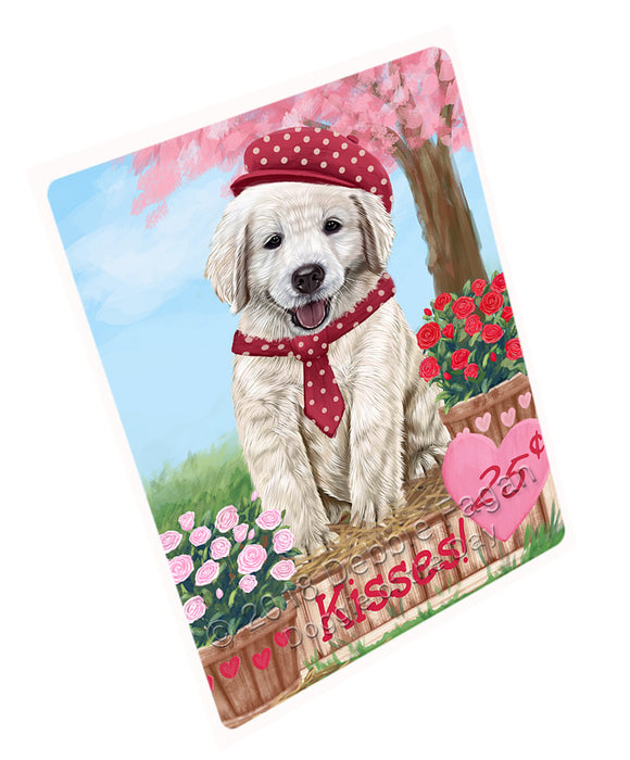 Rosie 25 Cent Kisses Golden Retriever Dog Magnet MAG72750 (Small 5.5" x 4.25")