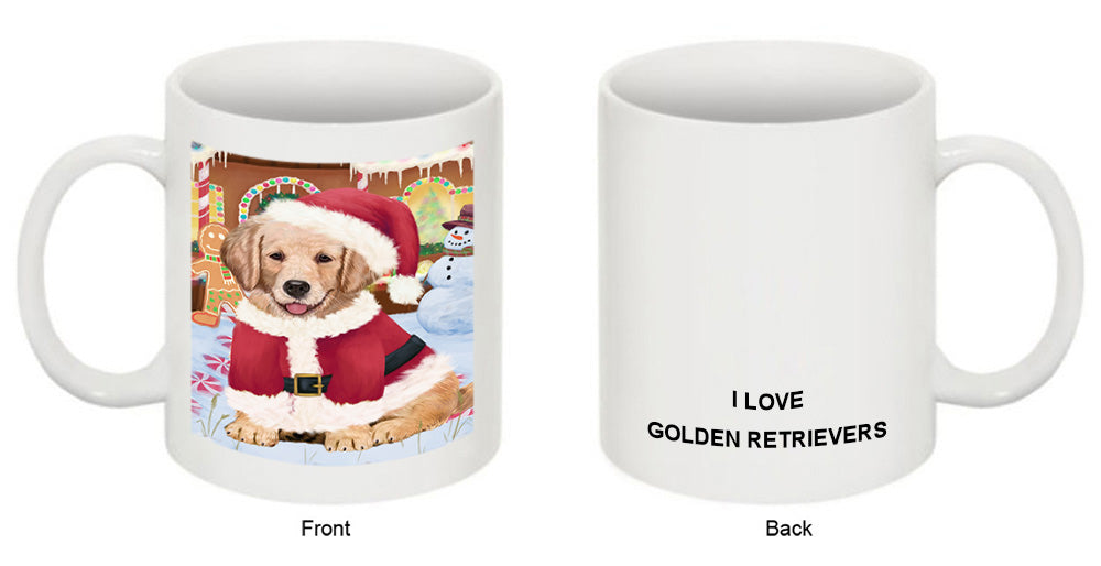 Christmas Gingerbread House Candyfest Golden Retriever Dog Coffee Mug MUG51738