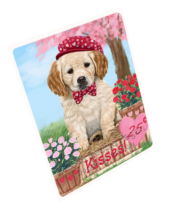 Rosie 25 Cent Kisses Golden Retriever Dog Magnet MAG72753 (Small 5.5" x 4.25")